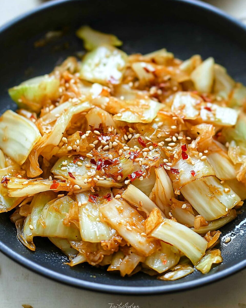 Sautéed Napa Cabbage