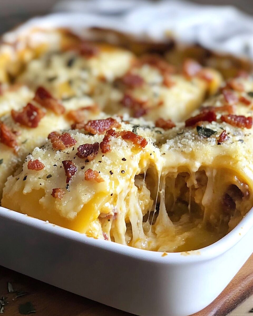 Bacon Sage Butternut Squash Lasagna Rolls
