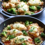 Chicken Broccoli Quinoa Skillet