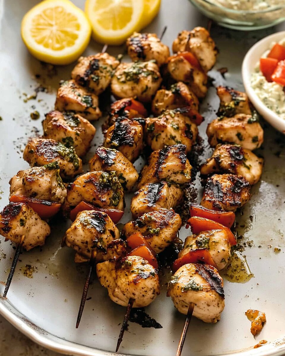 Chicken Souvlaki Skewers