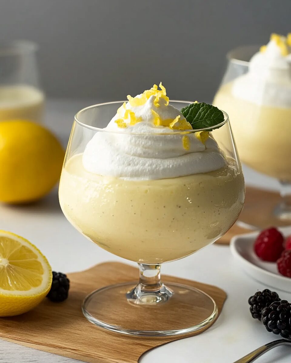 Frosty Lemon Mascarpone Mousse