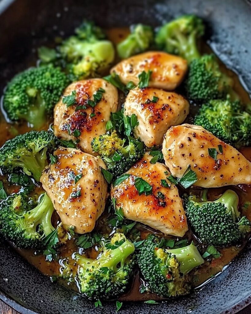 Garlic Butter Chicken with Broccoli