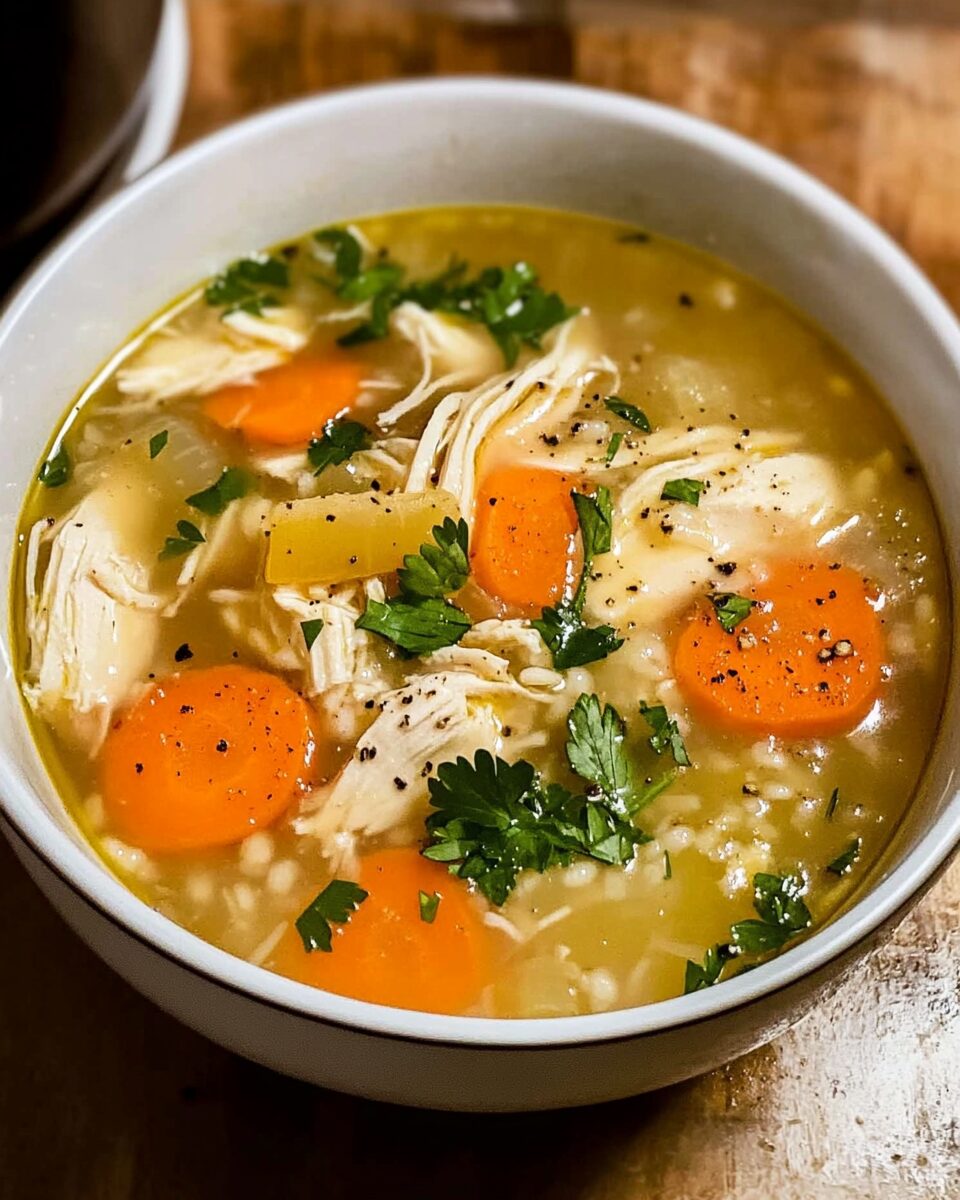 Hearty Chicken and Rice Soup