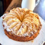 Honey Crisp Apple Frangipani Breakfast Cake