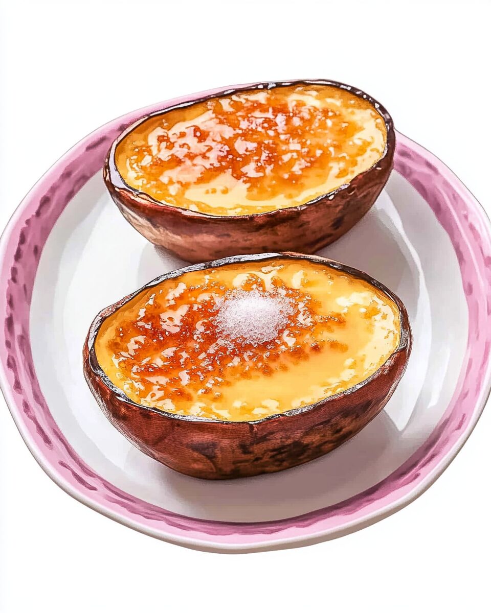 Japanese Sweet Potato Crème Brûlée