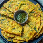 Moong Dal Spinach Chilla