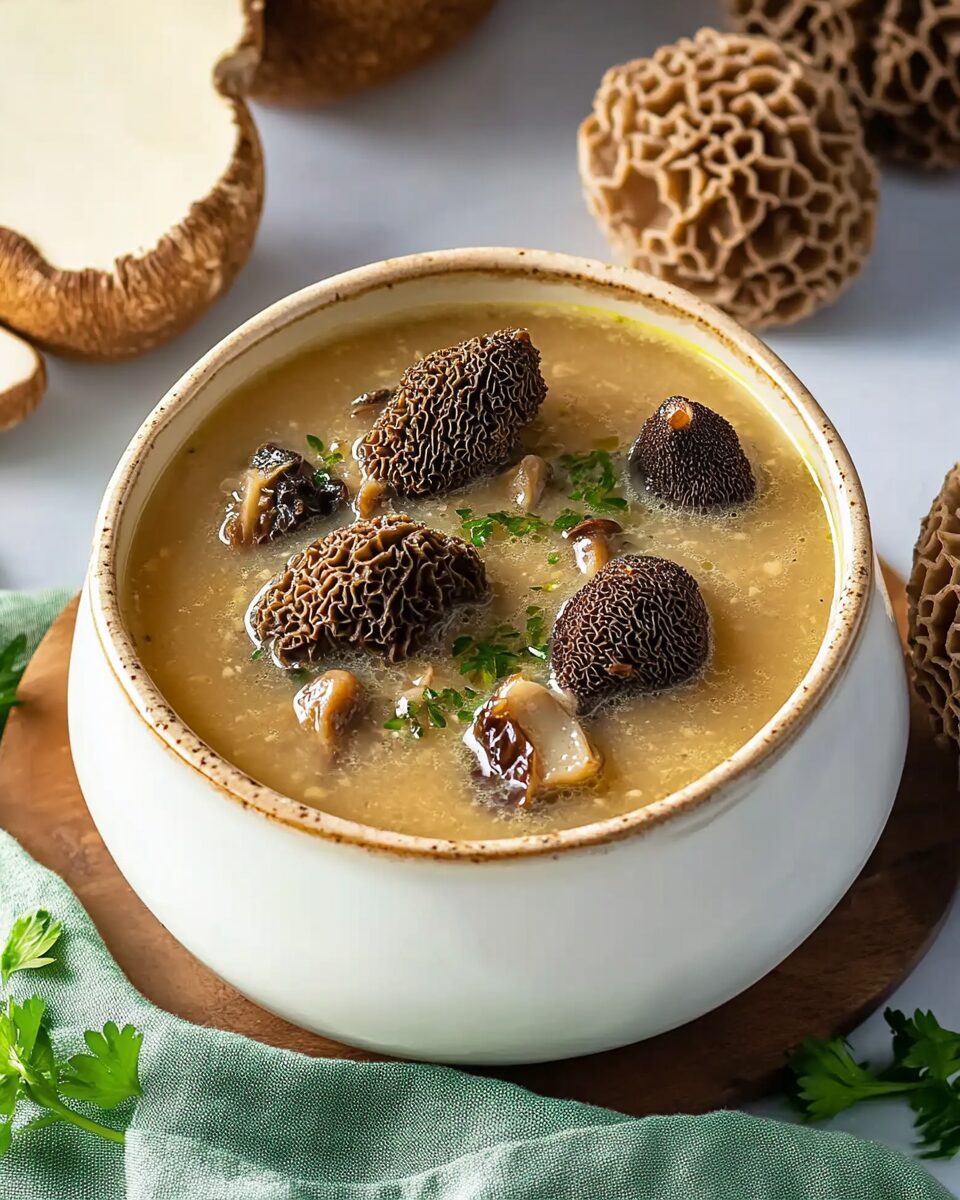 Quick Morel Mushroom Soup