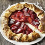 Rhubarb Strawberry Galette