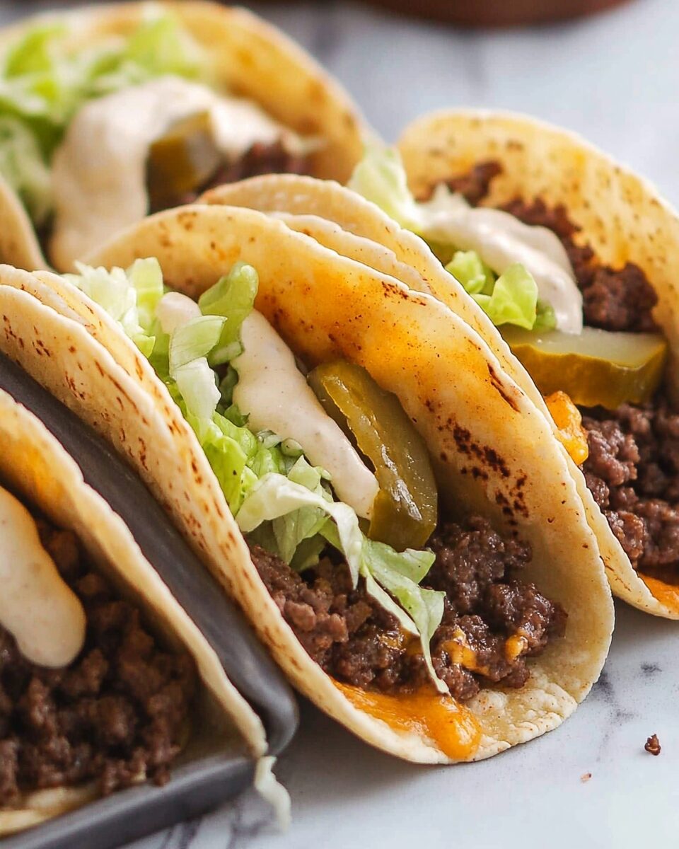 Smash Burger Tacos