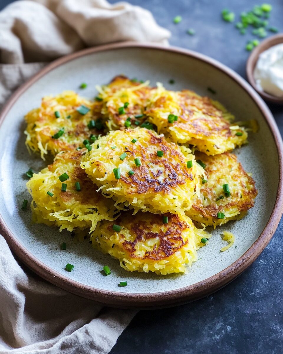 Spaghetti Squash Latkes