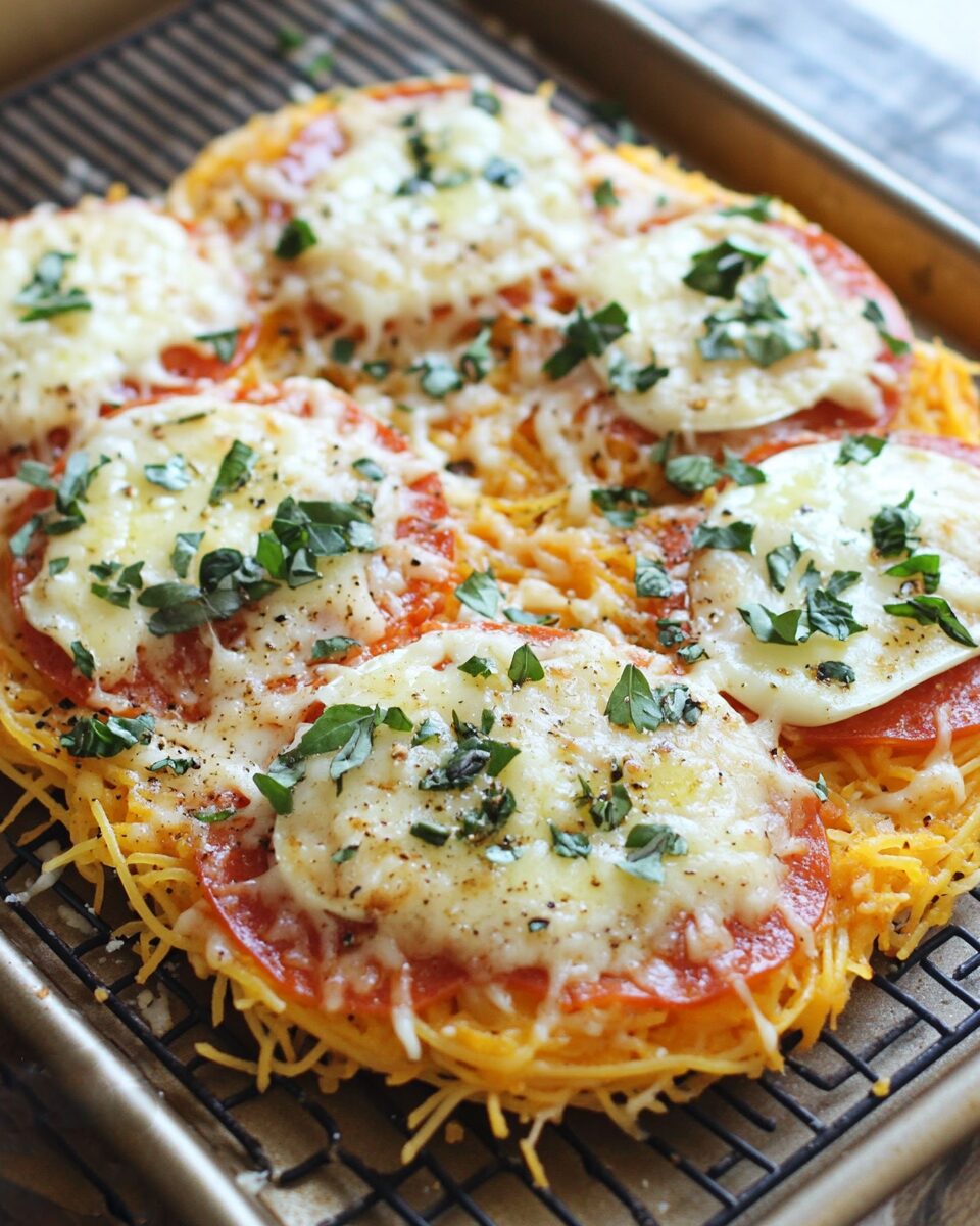 Spaghetti Squash Pizza Crust