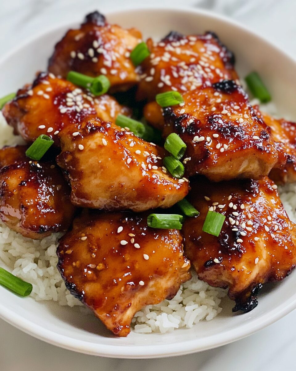Sweet Chili Chicken Thighs in the Air Fryer