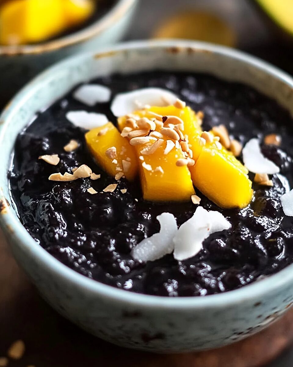 Thai Black Sticky Rice Pudding