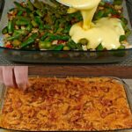 Turkey and Asparagus Casserole with Cracker and Cheese Crust