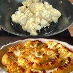 Savory Cauliflower, Mushroom & Mozzarella Bake with Chicken