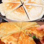 Cheesy Folded Egg Tortilla