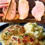 Creamy Parmesan Chicken Breasts with Sun-Dried Tomatoes and Garlic