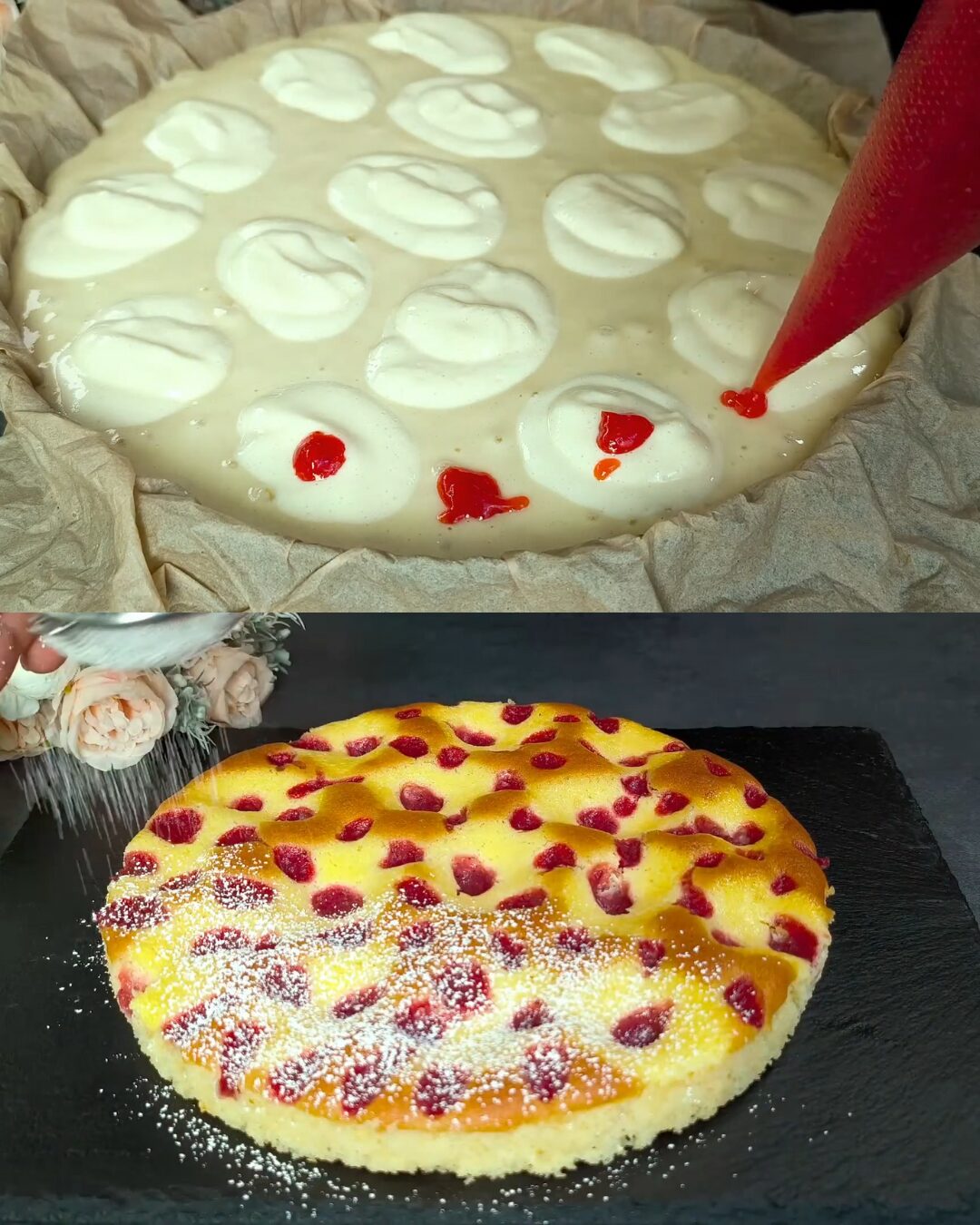 Strawberry Cream Cheese Cake