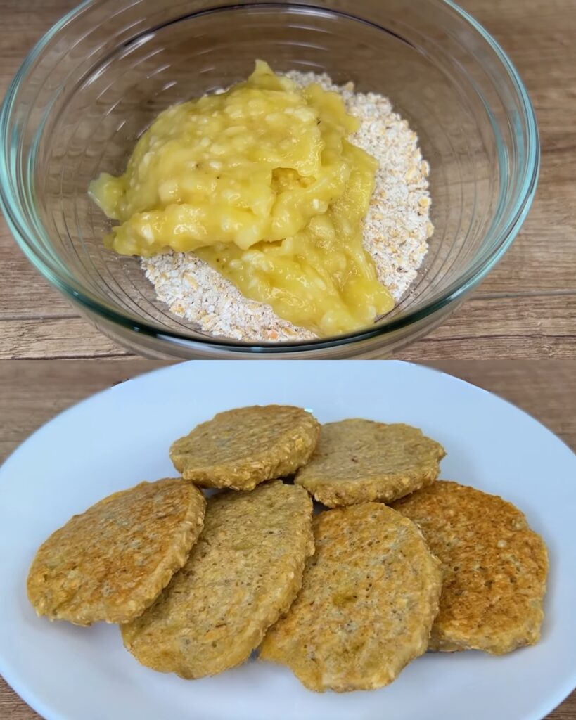 Oatmeal Banana Pancakes