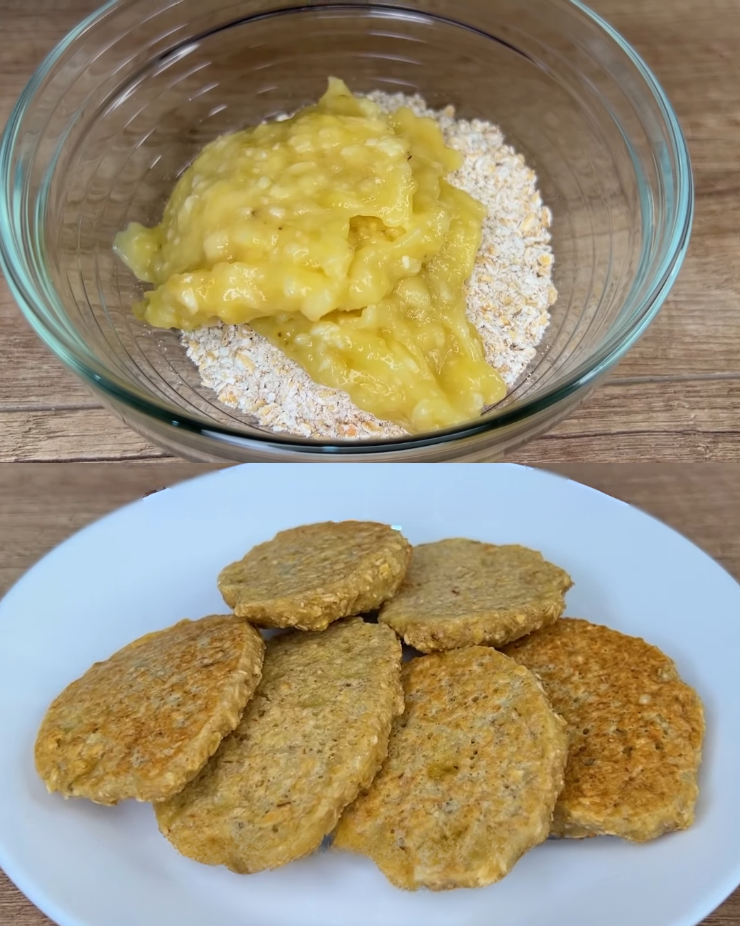Oatmeal Banana Pancakes