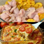 Chicken Shank Stew with Creamy Sauce and Bulgur Pilaf