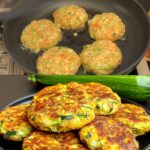 Crispy Vegetable Mozzarella Pancakes