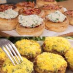 Bacon, Cheese & Garlic–Stuffed Mushrooms