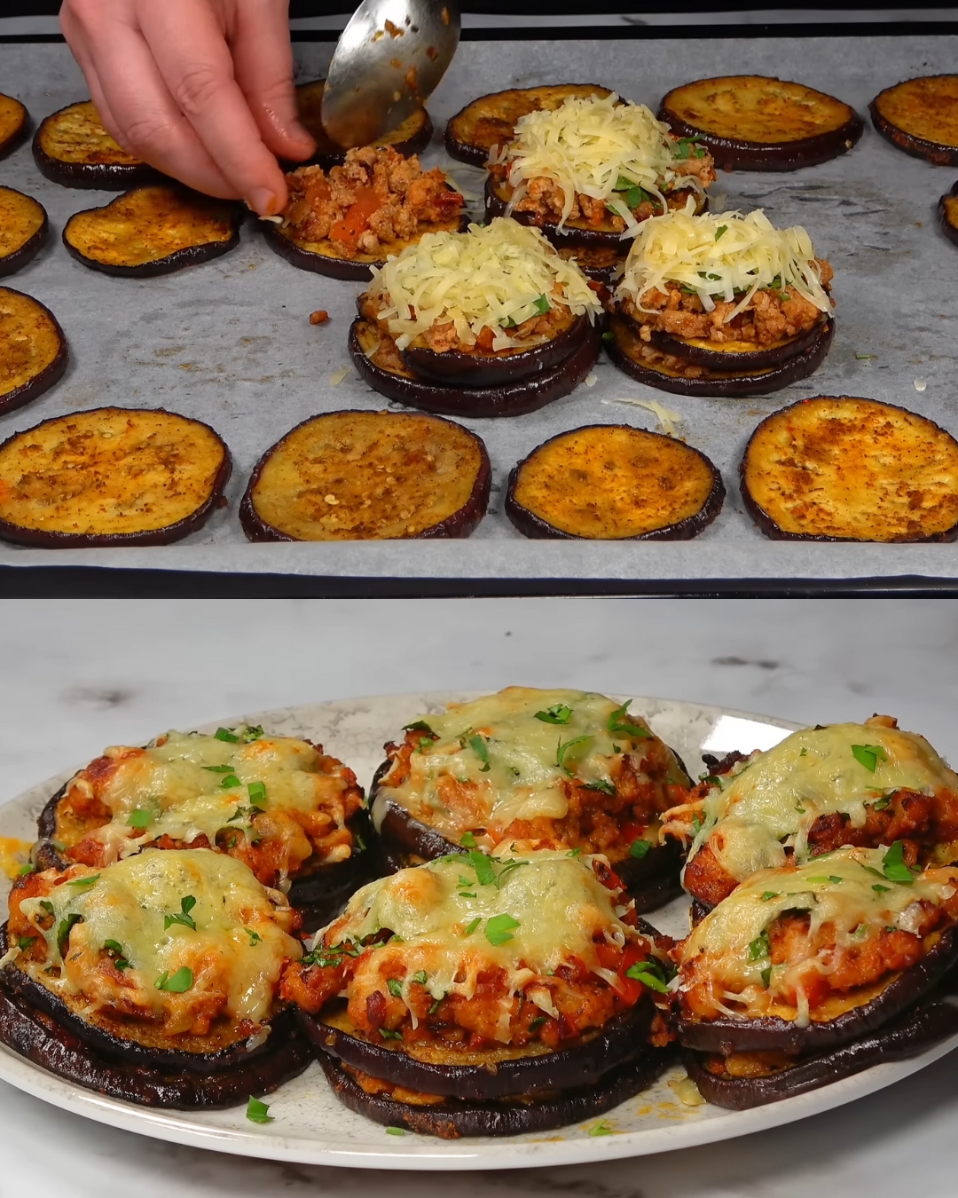 Warm Eggplant & Minced Meat Casserole