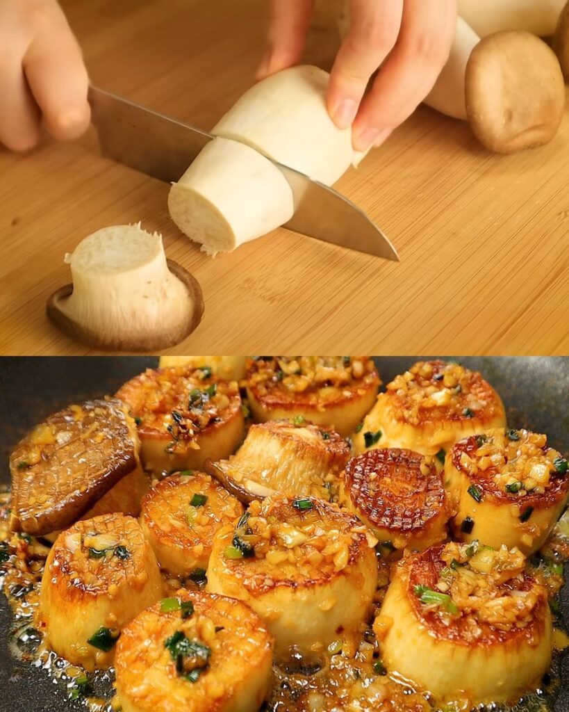 Garlic Butter King Oyster Mushrooms