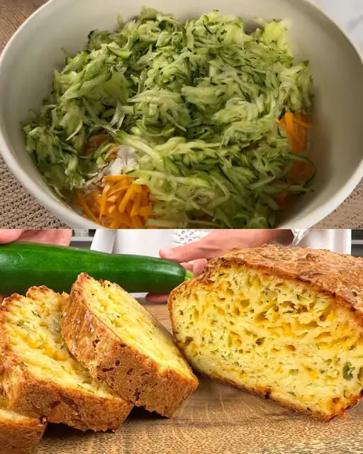 Savory Zucchini & Cheddar Loaf