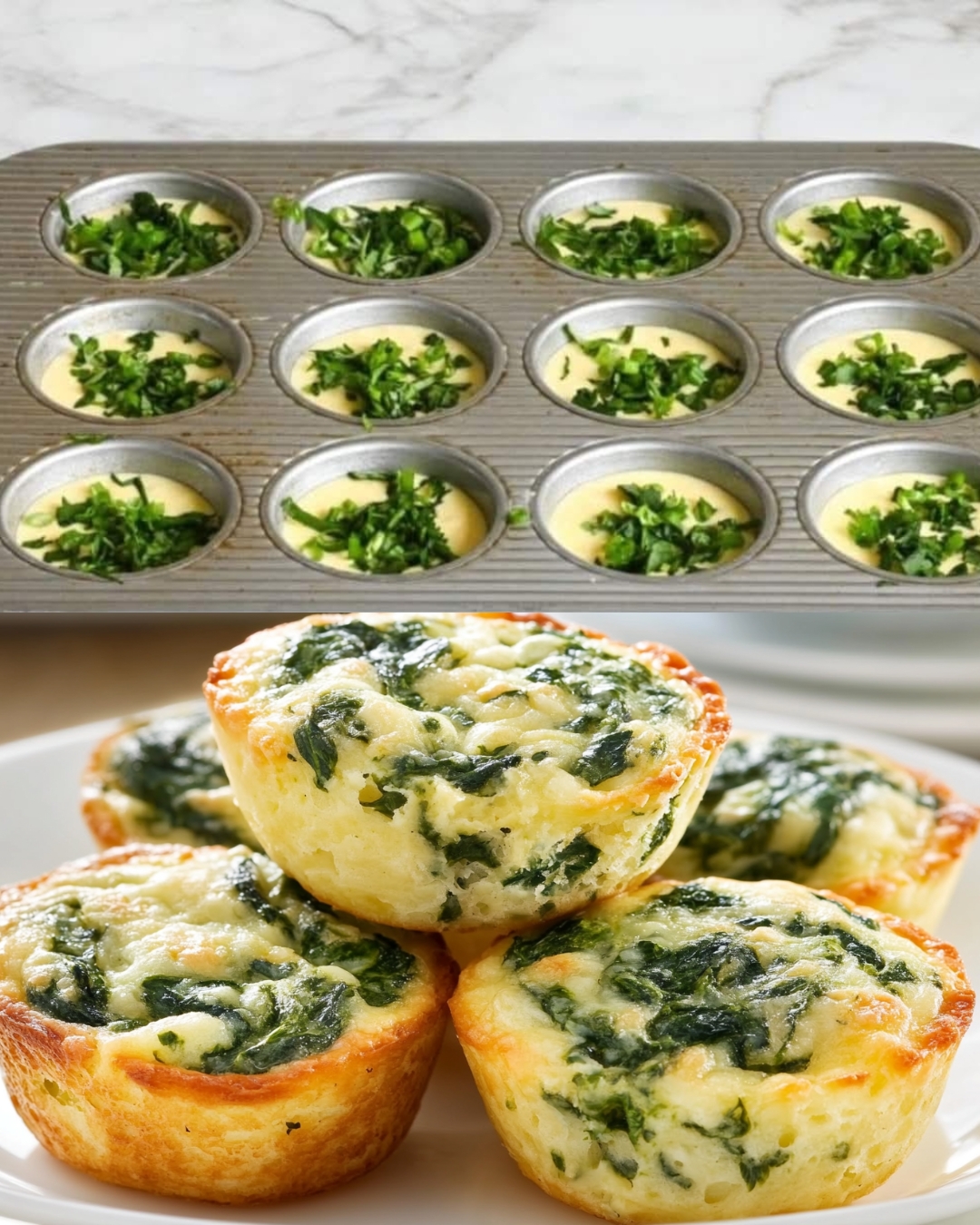 Cheesy Spinach Muffins (Savory & Fluffy!)