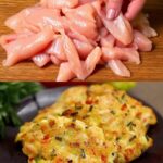 Juicy Chicken Patties with Bell Pepper and Semolina
