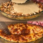 Layered Chicken and Vegetable Casserole with Creamy Mushroom Sauce
