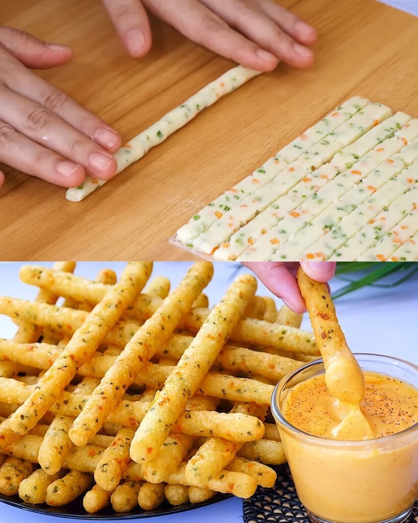 Cheesy Mashed Potato Bites with Creamy Cheese Sauce finished dish