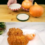 Crispy Homemade Onion Rings with Spicy Dipping Sauce