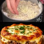 Savory Minced Meat and Potato Skillet with Garlic and Tomato