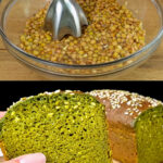 Lentil Bread with Creamy Vegetable Sauce