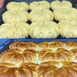 Coconut Cream-Filled Braided Rolls