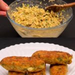 Zucchini Potato Fritters with Bell Pepper and Cheese