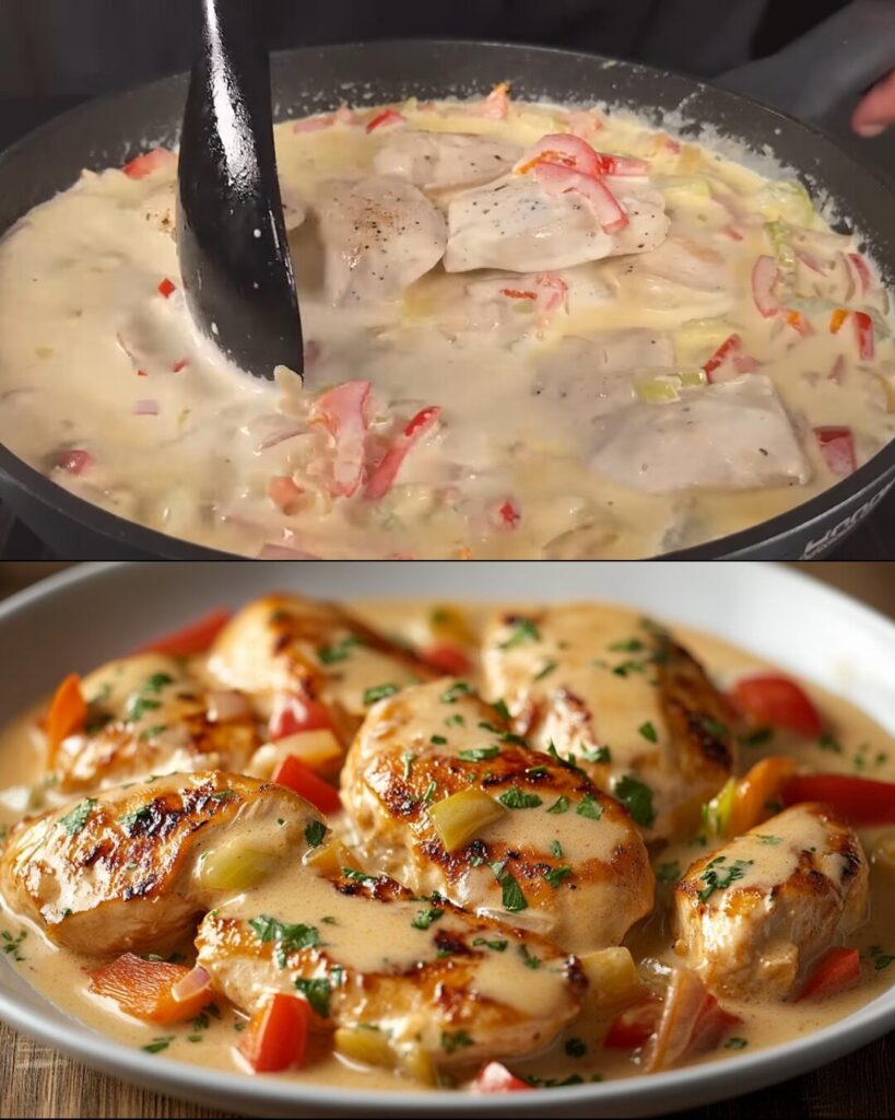 Creamy Chicken and Vegetable Skillet