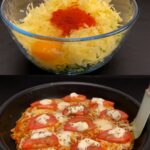 Zucchini-Potato Pizzas with Tomato Toppings