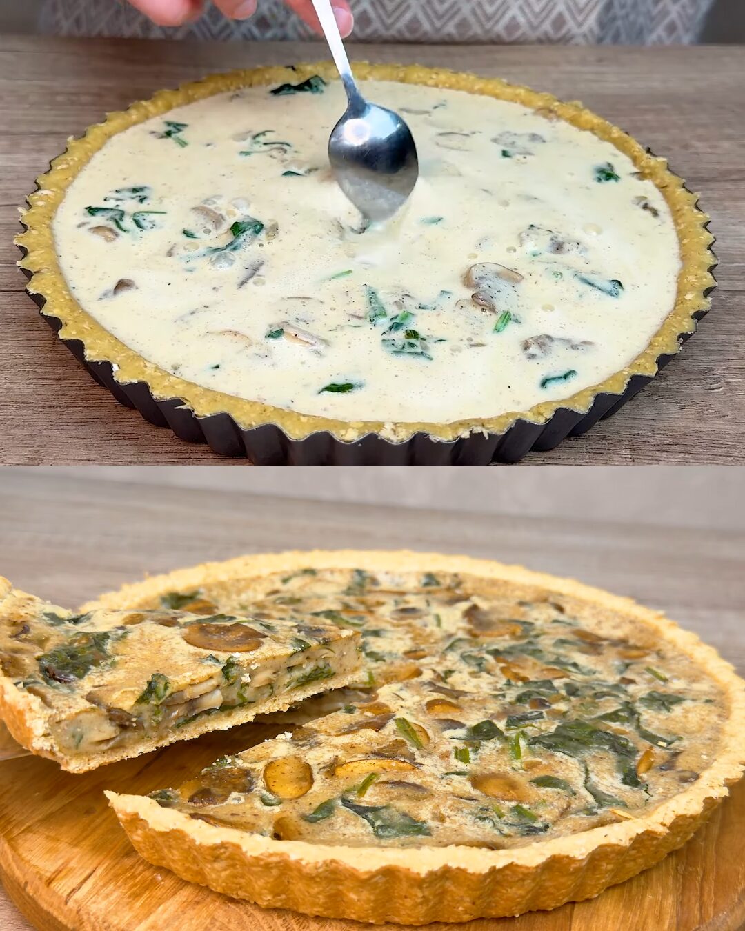 Quick Egg & Oat Flake Almond Cake