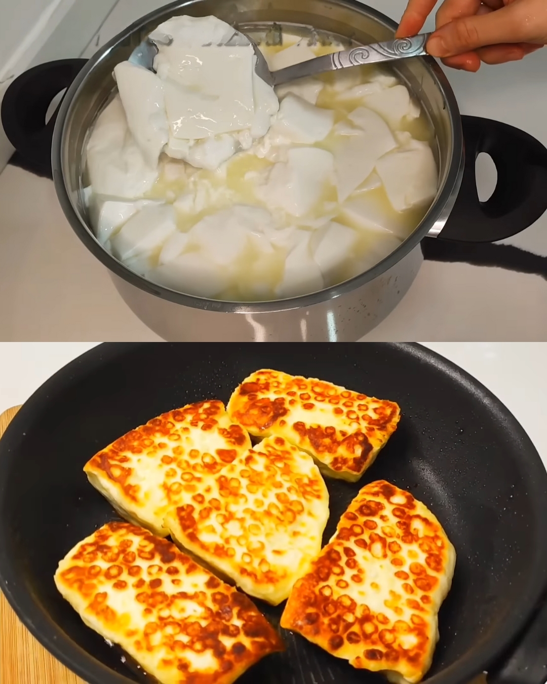 HOMEMADE HALLOUMI CHEESE, LOR (RICOTTA), AND CREAM CHEESE RECIPE