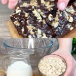 Healthy Banana Chocolate Oat Cake