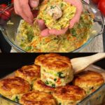 ZUCCHINI–TURKEY CHEESE BALLS BAKE