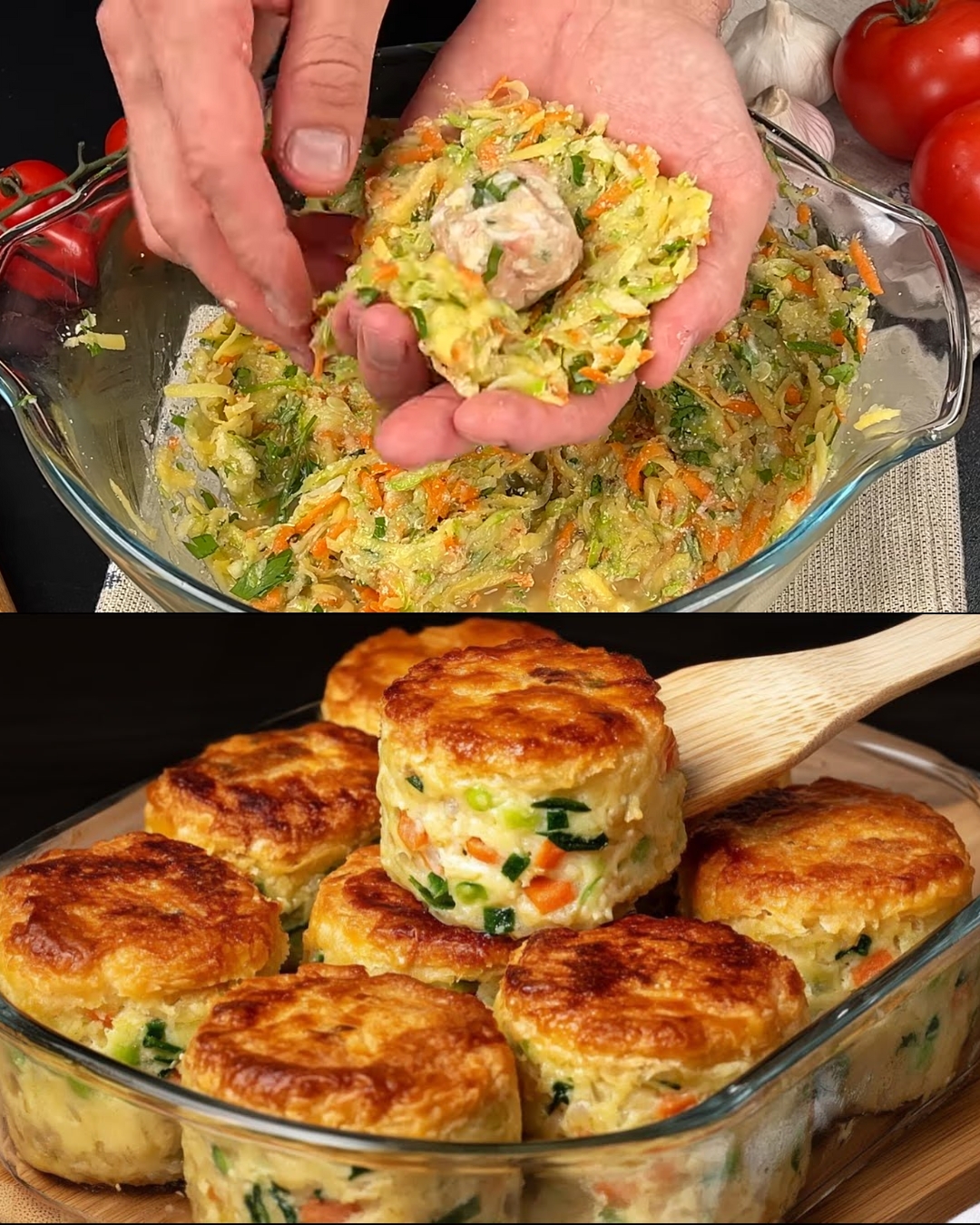 ZUCCHINI–TURKEY CHEESE BALLS BAKE