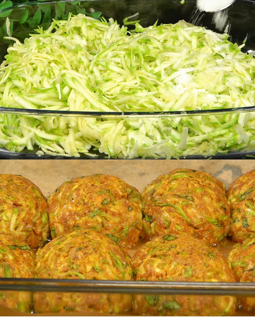 Crispy Baked Zucchini Feta Patties with Parmesan and Herbs