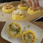 Cheesy Chicken-Stuffed Mashed Potato Nests