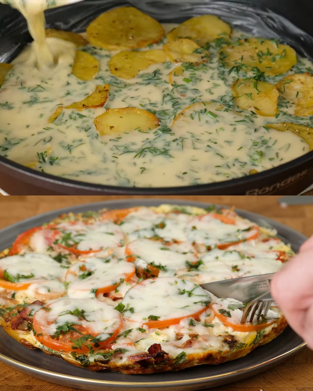 Loaded Potato & Veggie Casserole with Cheesy Bacon and Sausage Bliss