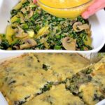 Baked Savory Potato and Spinach Egg Casserole